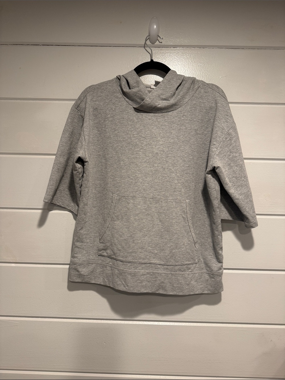 J. Jill Light Gray Hoodie Top. Size - SP